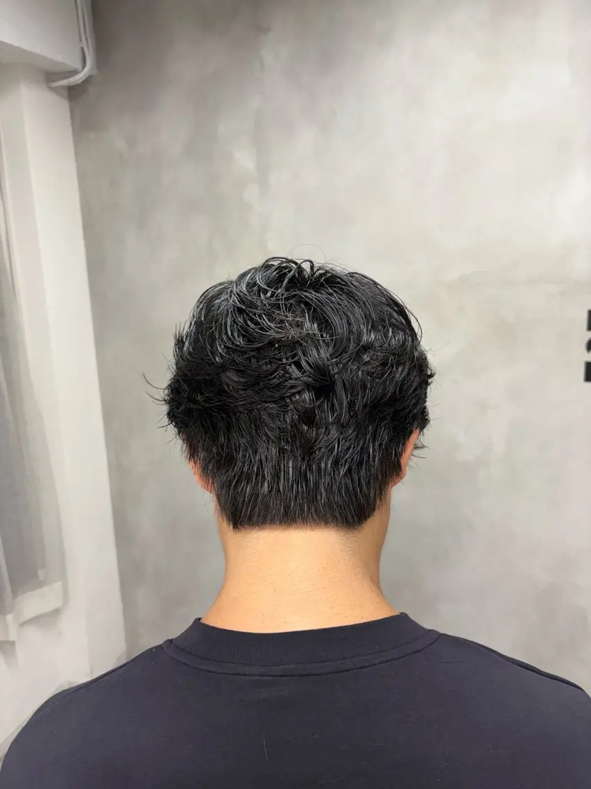 メンズ メンズパーマ カット omocha umiのヘアスタイル