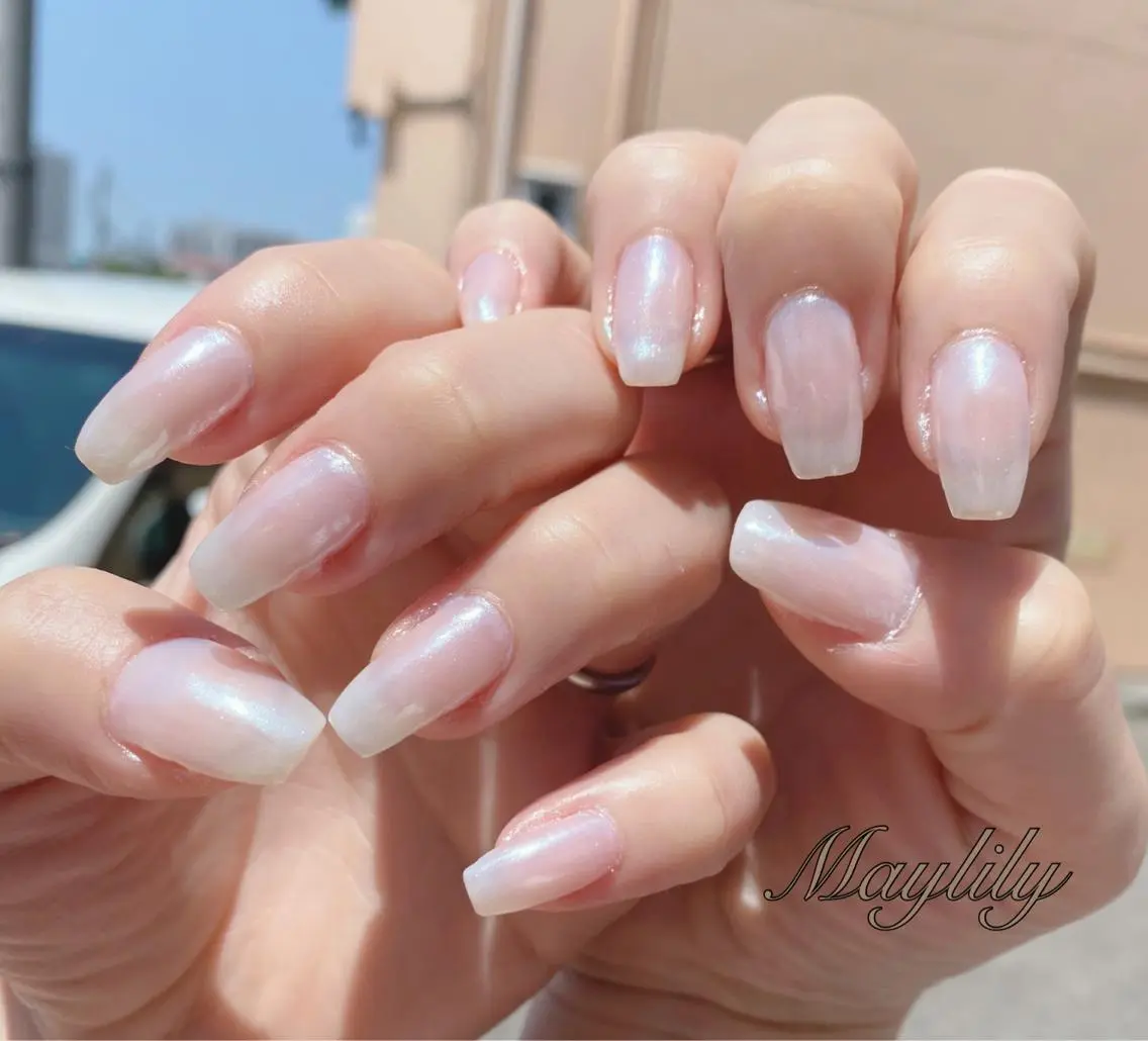 ネイル 持ち込み ハンドネイル Nail salon Maylilyのネイルデザイン