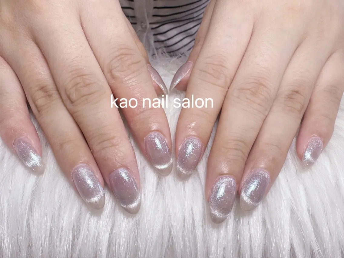 ネイル ハンドネイル kao nail マグネット/長さだしのネイルデザイン