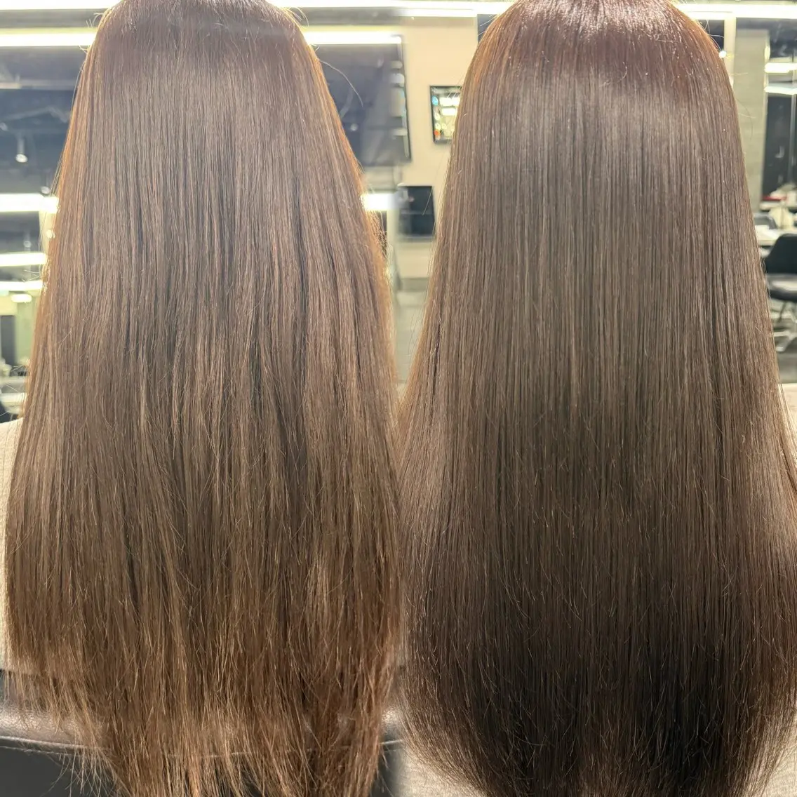 ロング トリートメント トリートメント 韓国ヘア🎀/ 艶カラー️🩵ココネのヘアスタイル