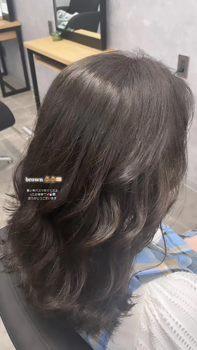 カラー ヘアカラー 🪡 KIMU🪡🎀のヘアスタイル
