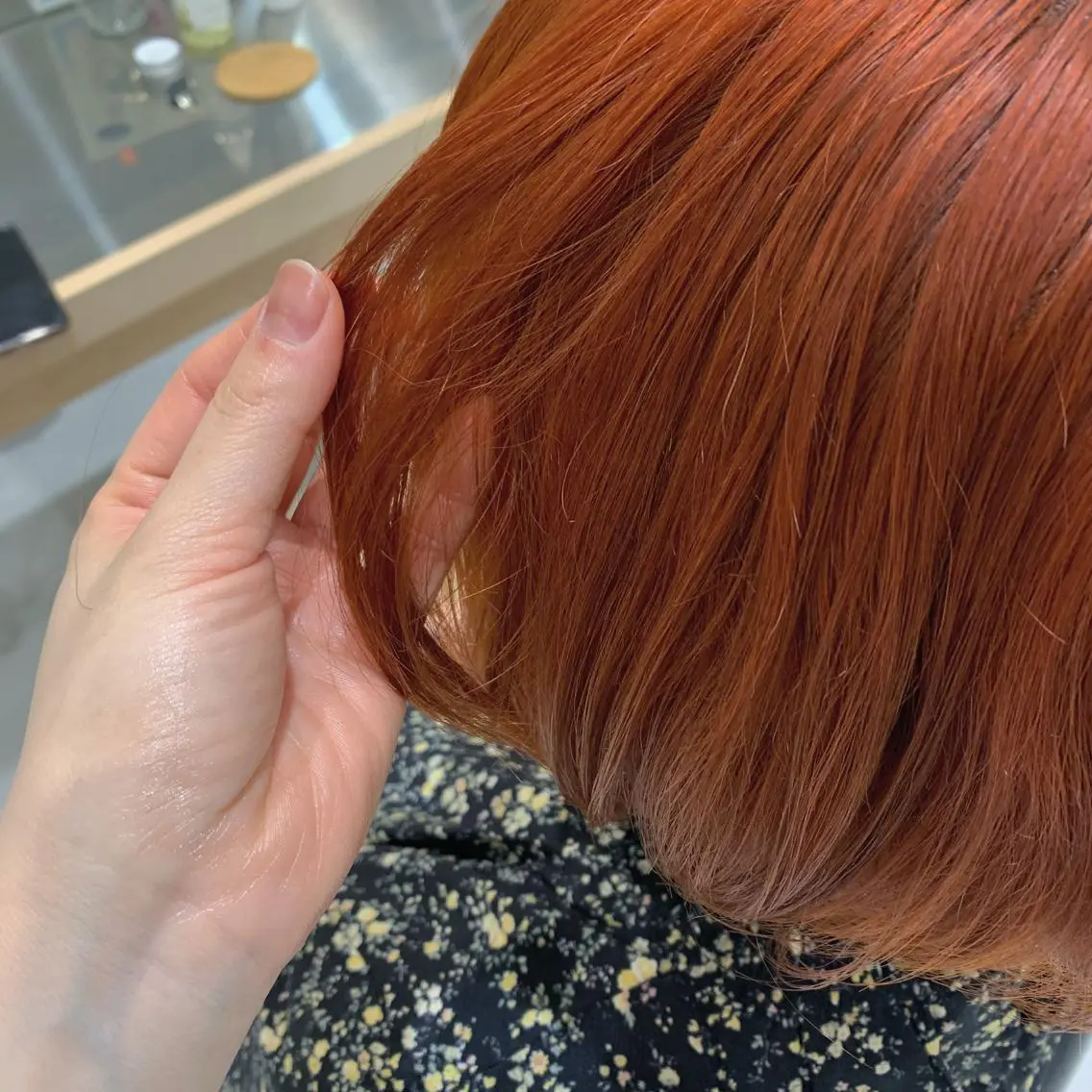 ショート カラー ハイトーンカラー minami🪷 暖色カラーのヘアスタイル
