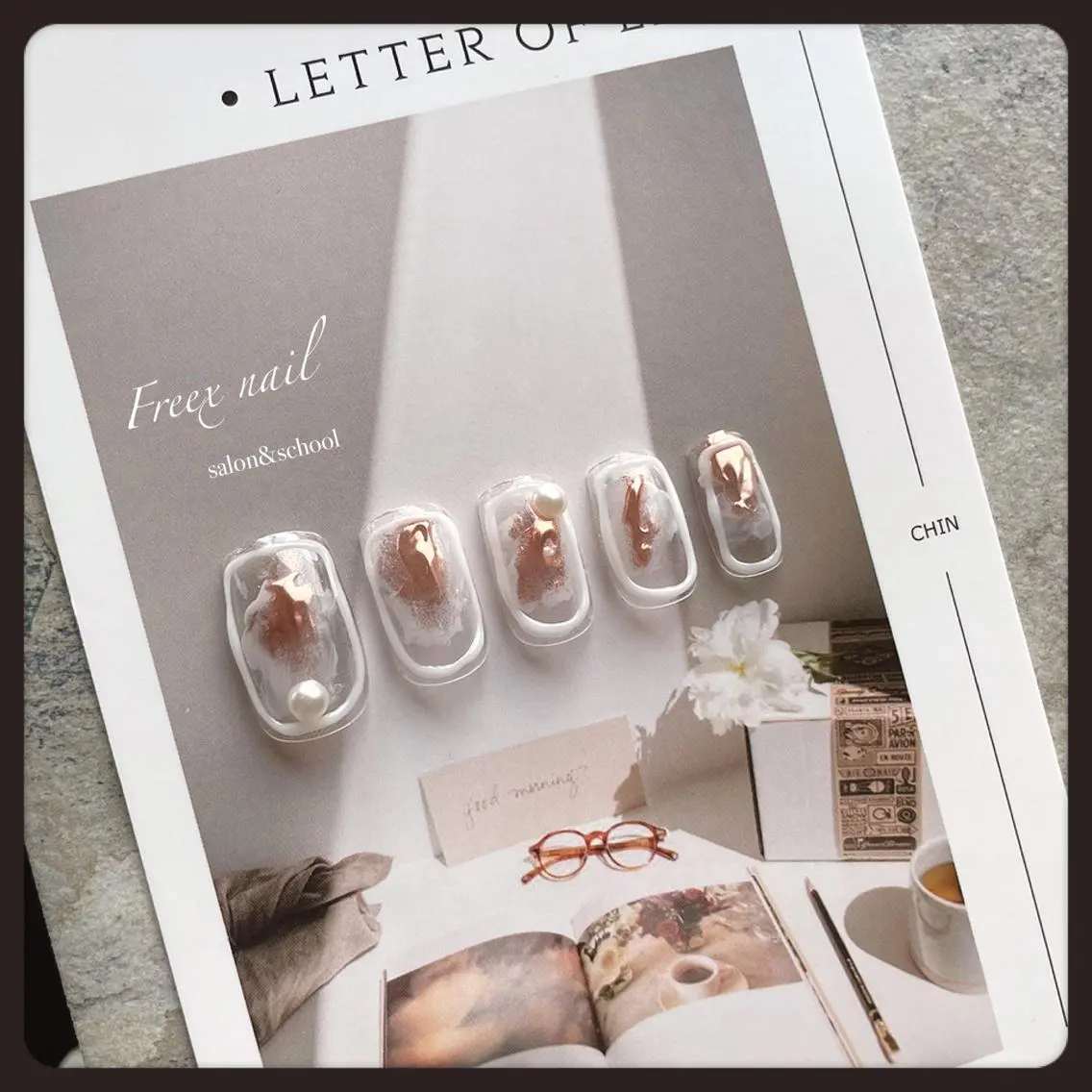ネイル ミラーネイル ニュアンスネイル ハンドネイル ハンドケア freex nail /ニュアンス/個性派のネイルデザイン