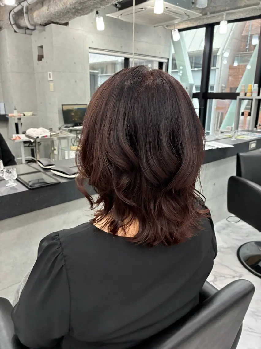 ミディアム Endearing 🌟銀座のヘアスタイル
