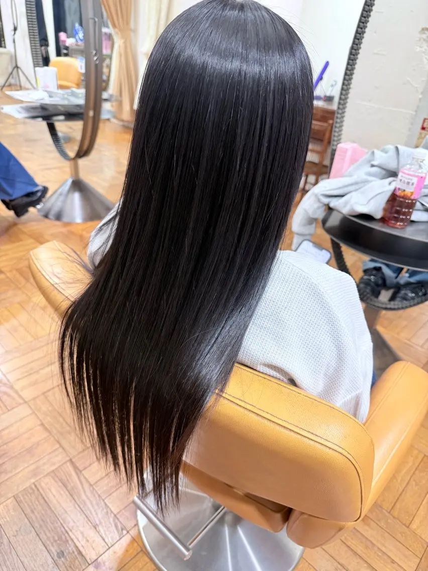 パーマ ストレートパーマ 高野 志穏のヘアスタイル
