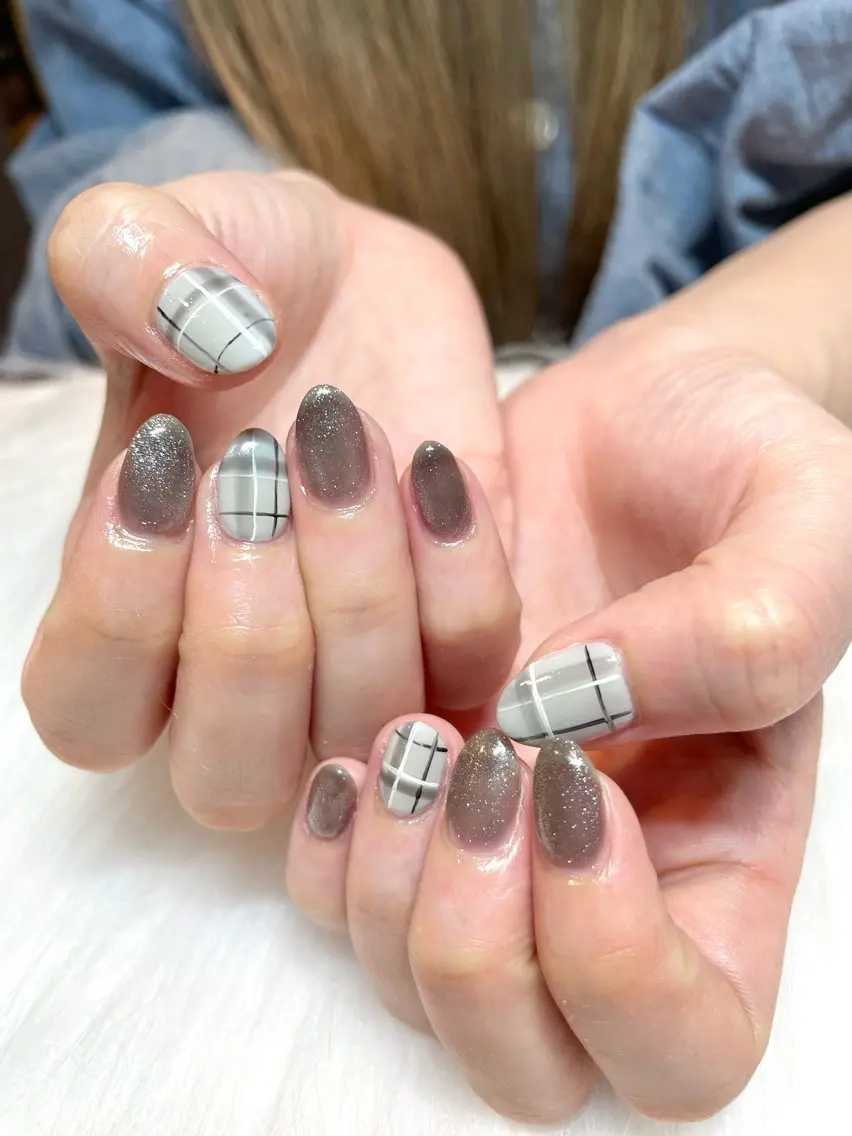 ネイル ハンドネイル Nail ヌシん家 AKANEのネイルデザイン