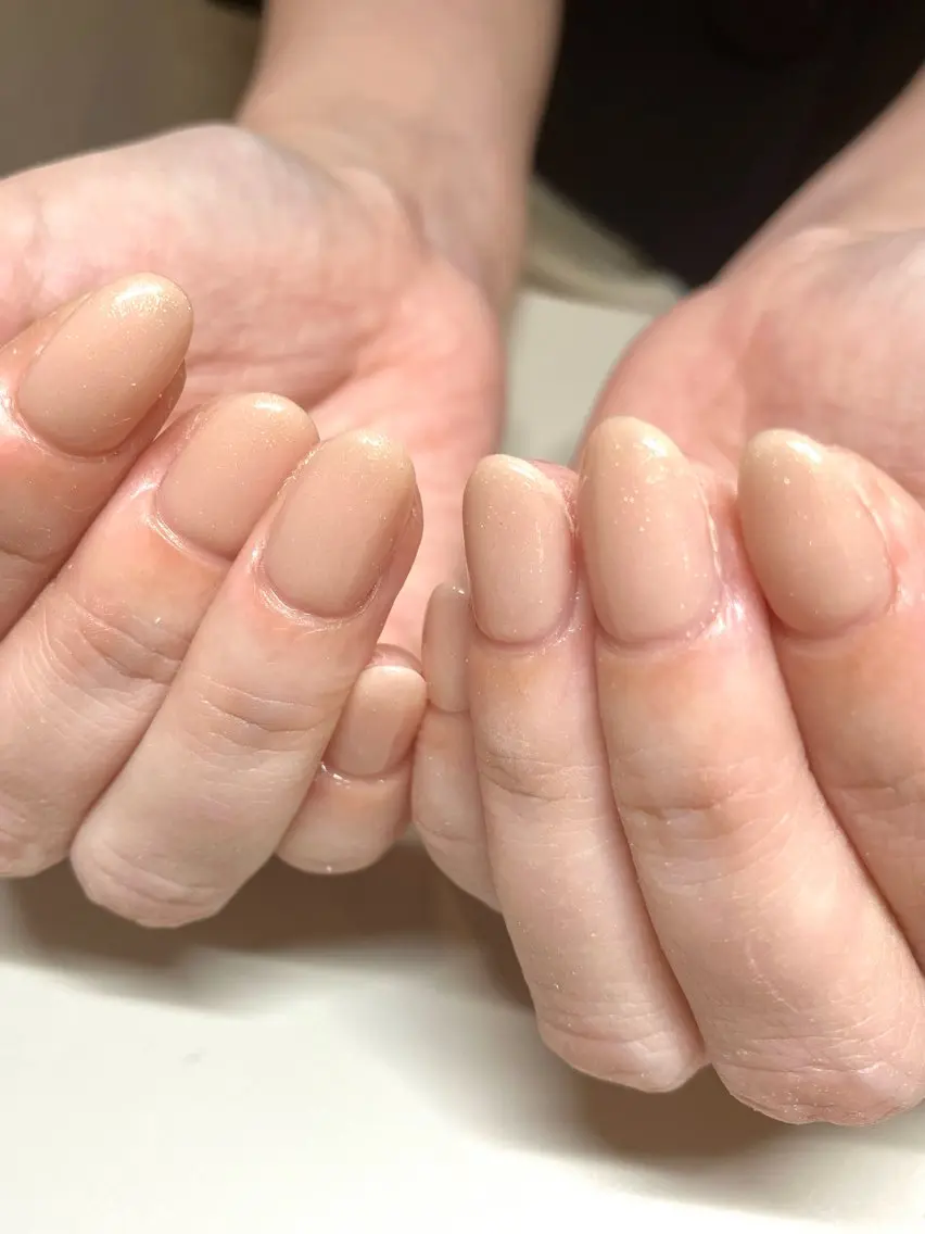ネイル オフィスネイル ワンカラーネイル ハンドネイル fun the nail ayakaのネイルデザイン