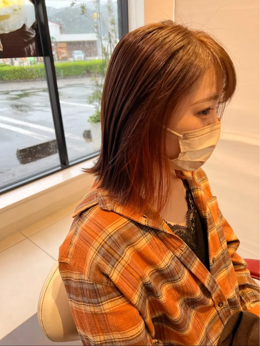 艶カラー＋トリートメントの写真