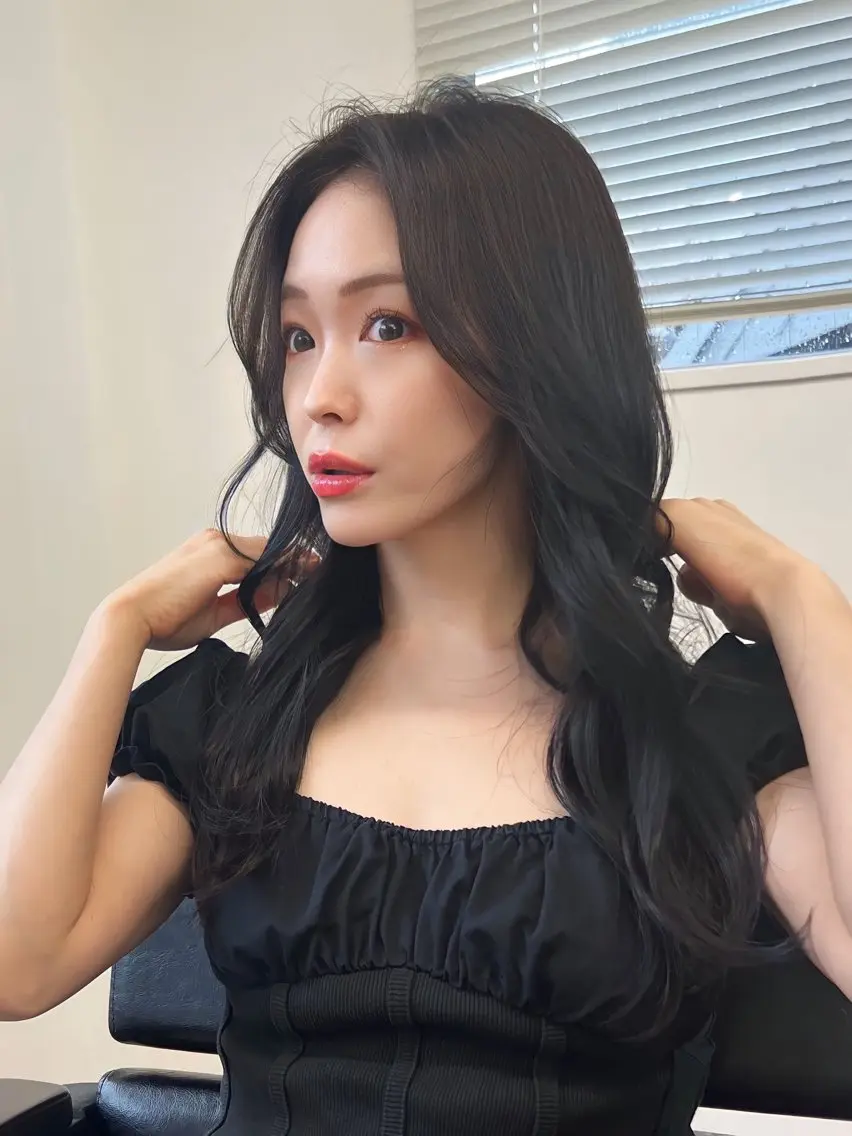 セミロング パーマ セミロングパーマ 韓国風ヘア 似合わせカット 小顔カット カット パーマ 渋谷レイヤーカット❌ 縮毛矯正専門/武田涼のヘアスタイル