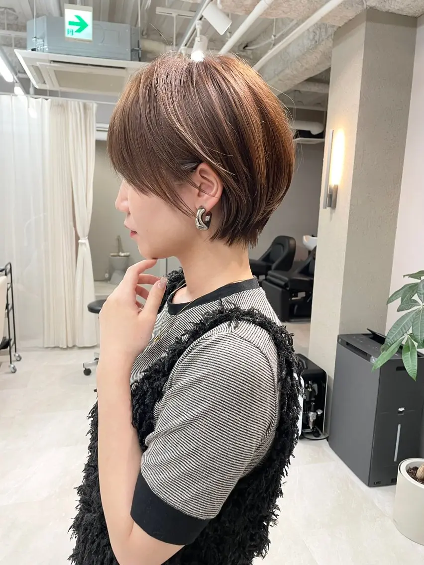 ショート 江崎 良のヘアスタイル