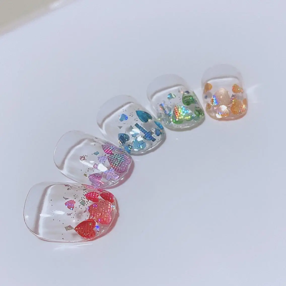 ネイル キラキラネイル riu🌙 ogataのネイルデザイン
