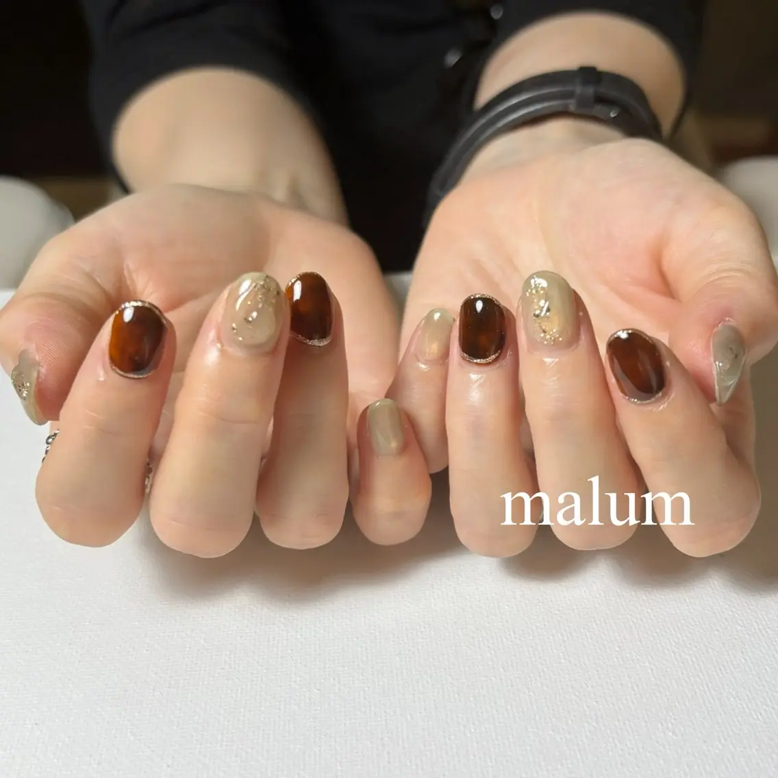 ネイル ハンドネイル malum nailのネイルデザイン