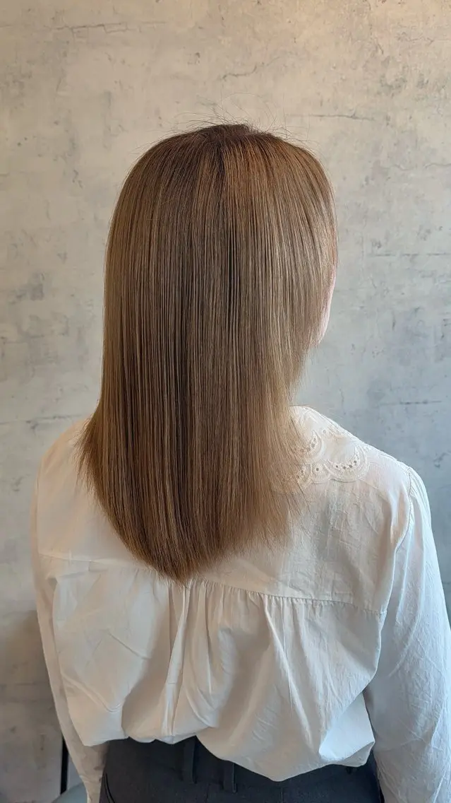セミロング トリートメント ひばりヶ丘美容室 カット石井里佳のヘアスタイル