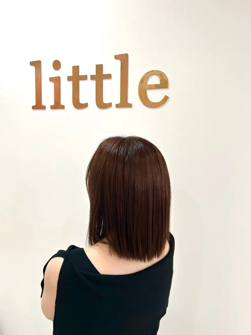 ショート カラー ブラウンカラー ピンクカラー ピンクブラウン Kurumi リトル渋谷のヘアスタイル