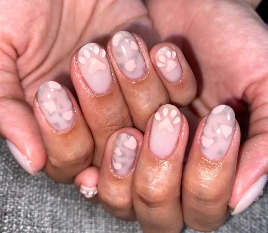 ショート GATTCA Lunaのネイルデザイン