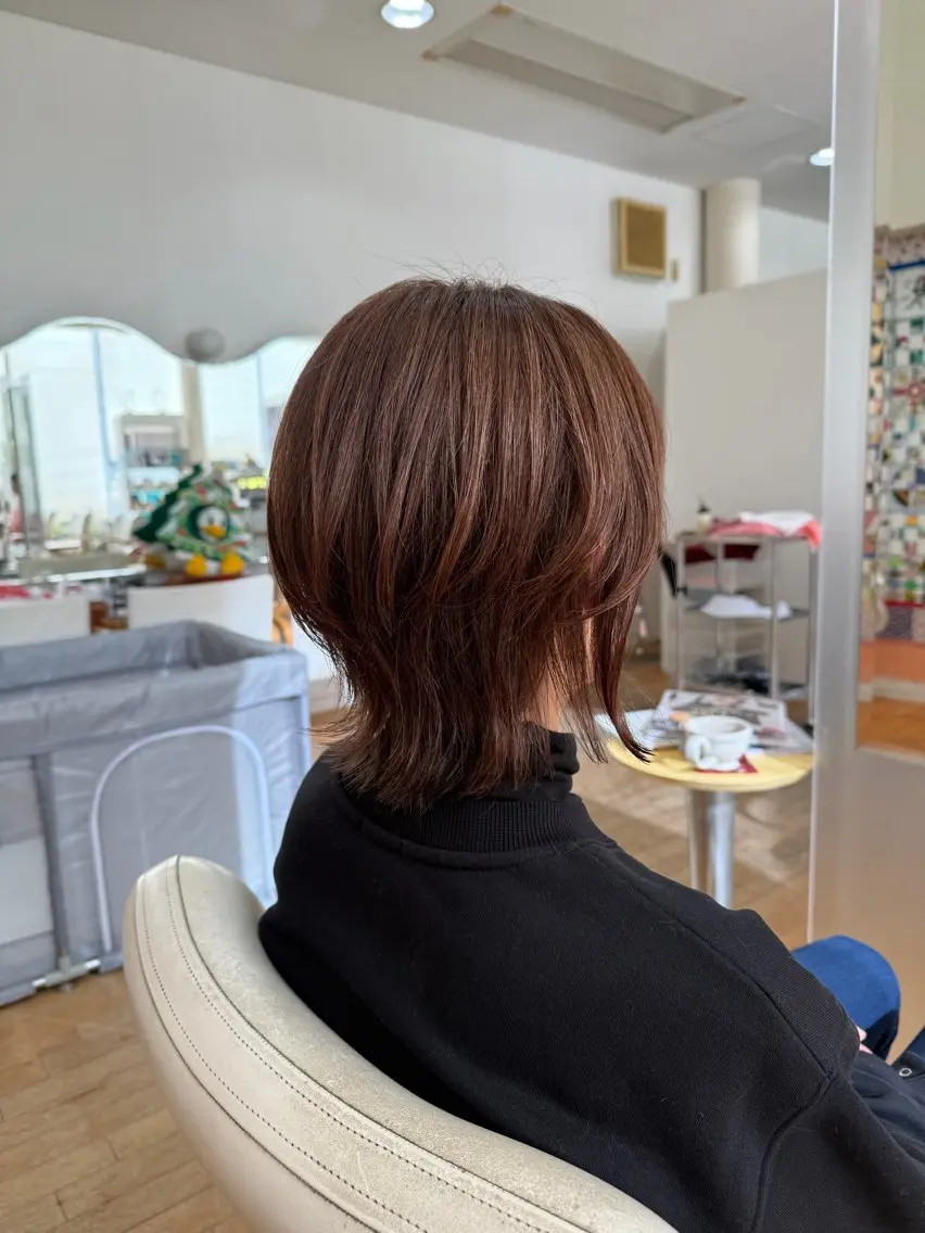 ショート 山本 瑠華のヘアスタイル