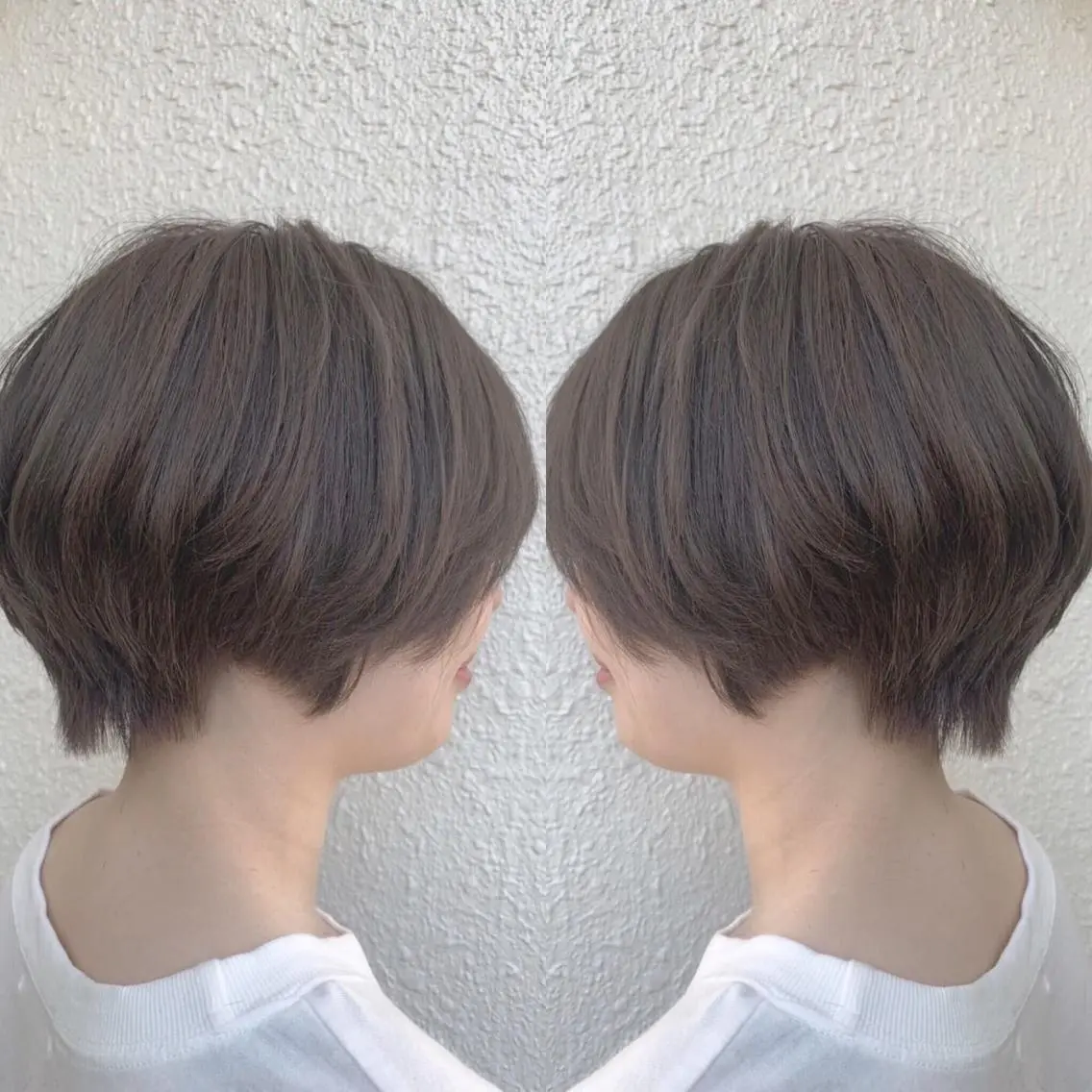 ショート カラー グレージュ 縮毛矯正×髪質改善 店長 DAITOのヘアスタイル