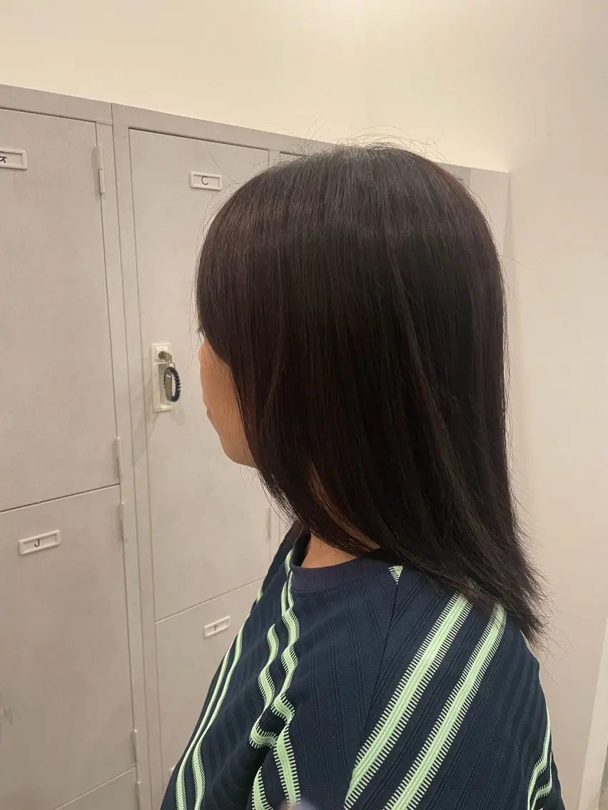 カラー レッドカラー ヘアカラー 宮田 蒼空のヘアスタイル
