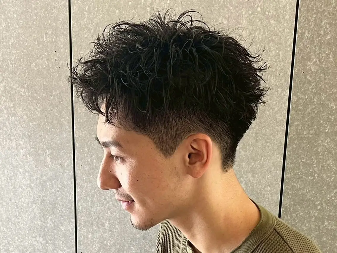 ショート パーマ メンズ 【Niau】坂上 葵海のヘアスタイル
