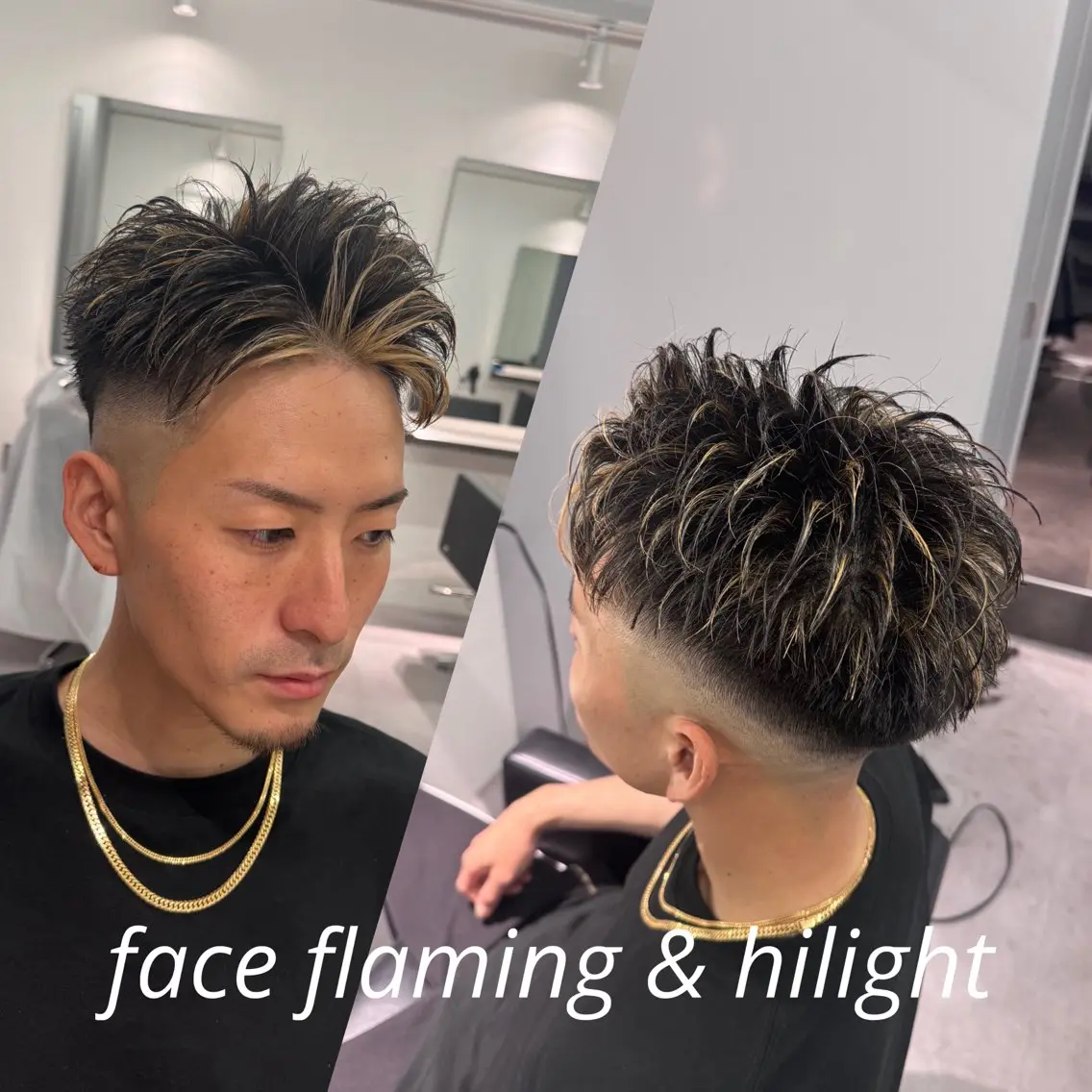 ショート カラー メンズ 個室サロンKAITO メンズ特化美容師のヘアスタイル