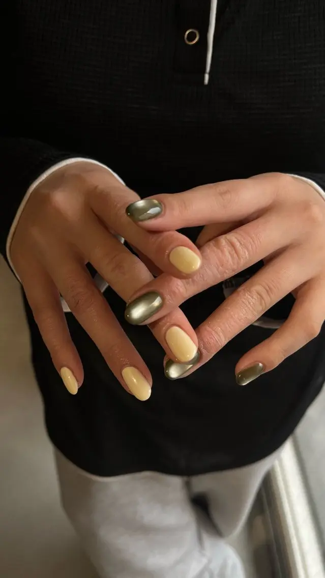 ネイル マグネットネイル ワンカラーネイル Hi,nail harukaのネイルデザイン