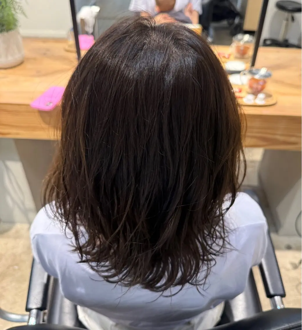 カラー 西村 颯世のヘアスタイル