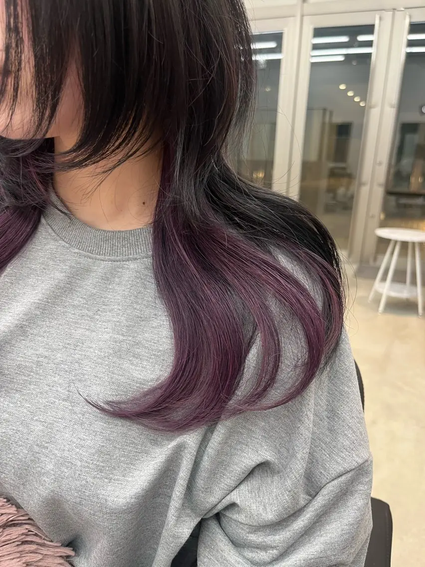 ロング ヘアカラー のあ/カットモデル/ ブリーチモデルのヘアスタイル