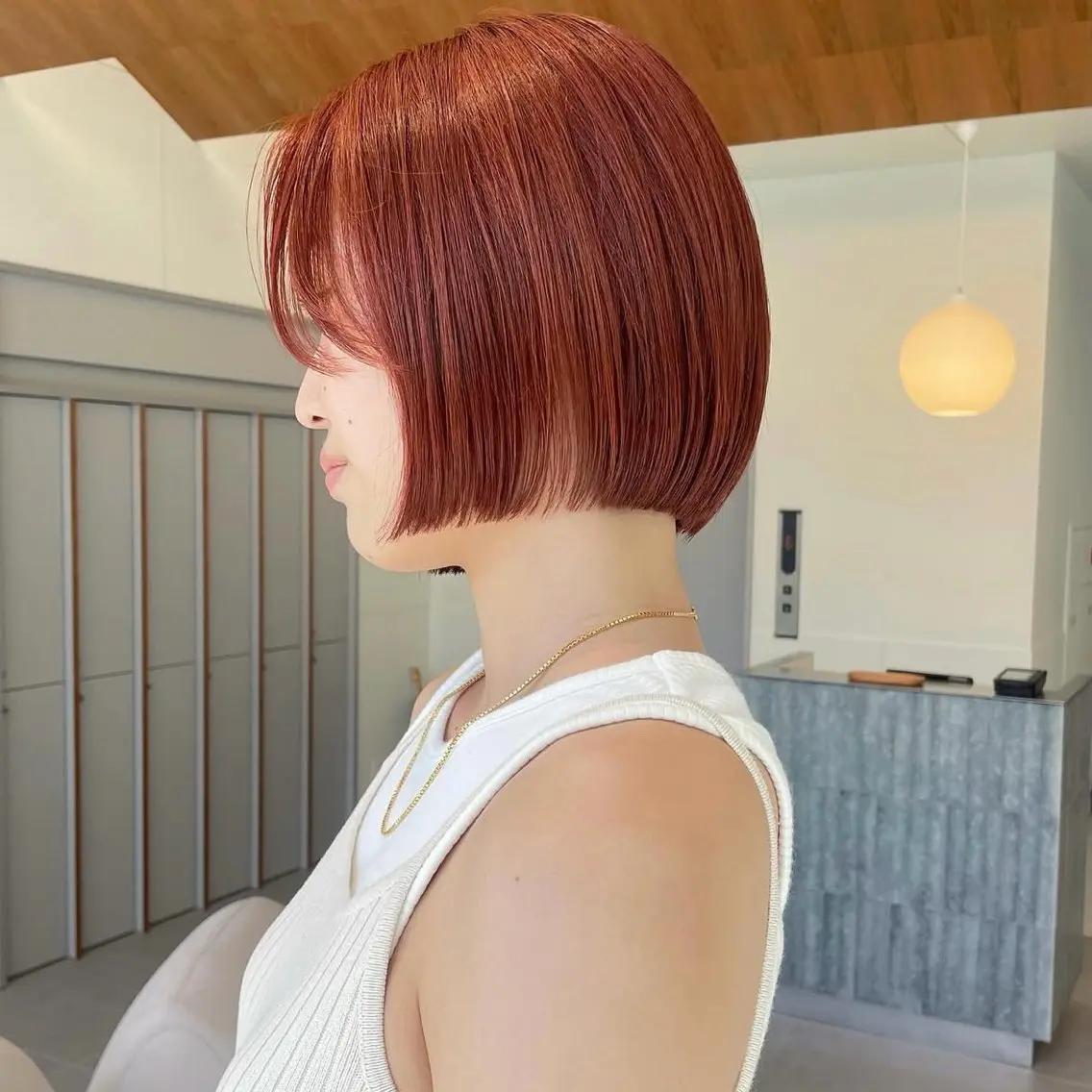 ショート カラー ベージュカラー 透明感カラー ダブルカラー ボブ 履歴回収❎ブリーチ/ レイヤーボブ🪄aiのヘアスタイル