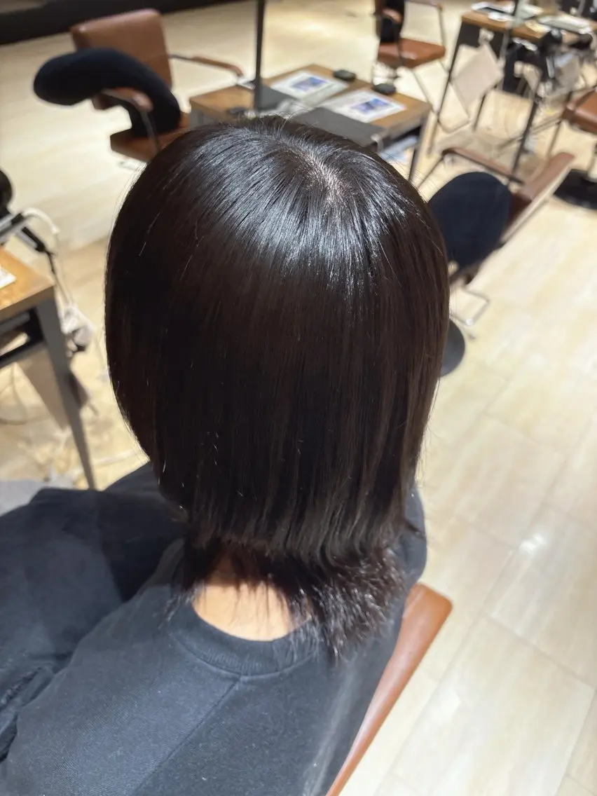ショート 縮毛矯正 山本 忠臣のヘアスタイル