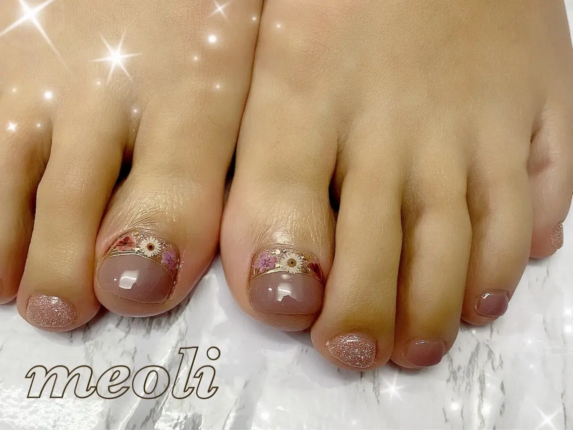 ネイル フットネイル nail salon meoli メグのネイルデザイン