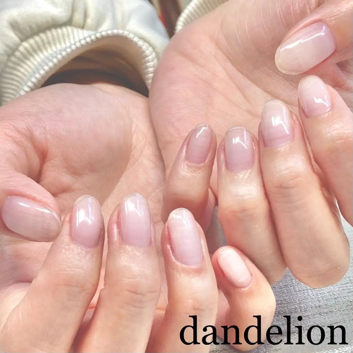 ネイル ハンドネイル ハンドケア dandelion ダンデライオンのネイルデザイン