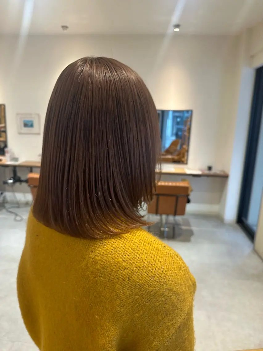 ミディアム カット ヘアカラー Love&Hair Loco店　高橋遥香のヘアスタイル