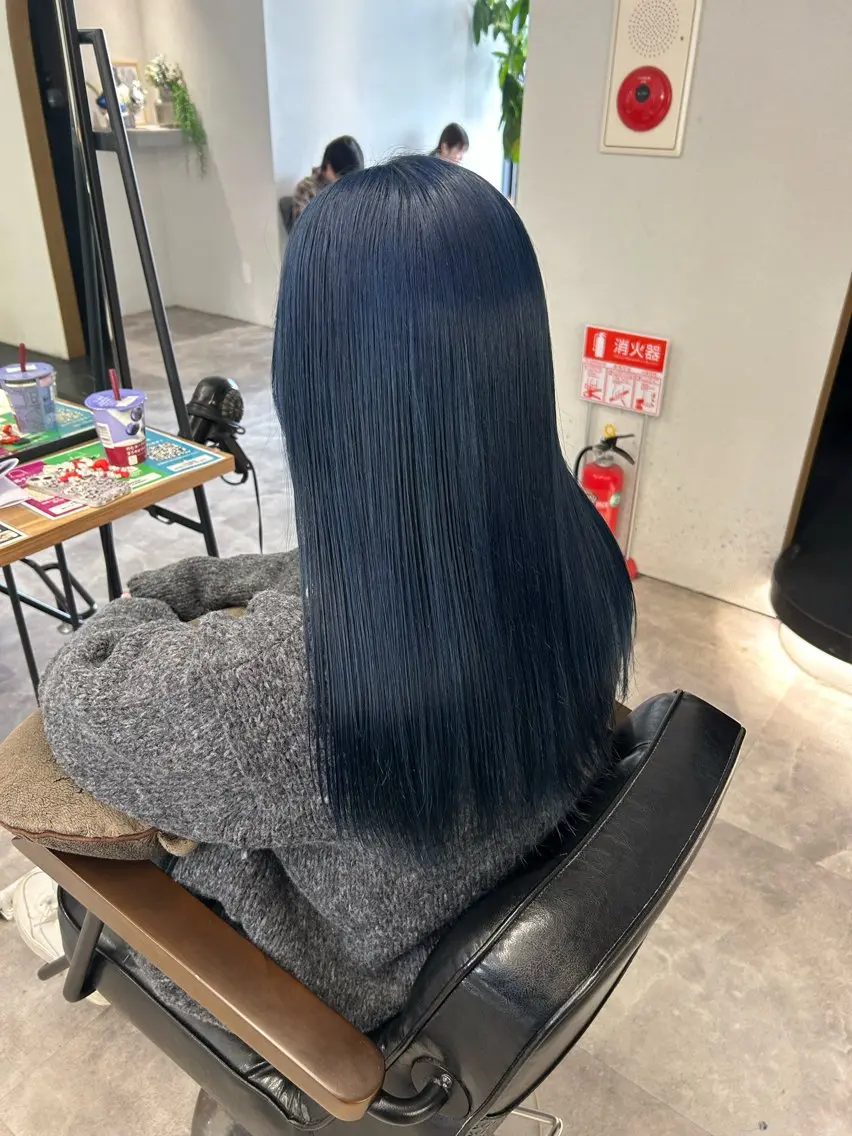 似合わせカット+ケアブリーチを使ったダブルカラー+水素トリートメント☆※ロング料金+1100円~の写真