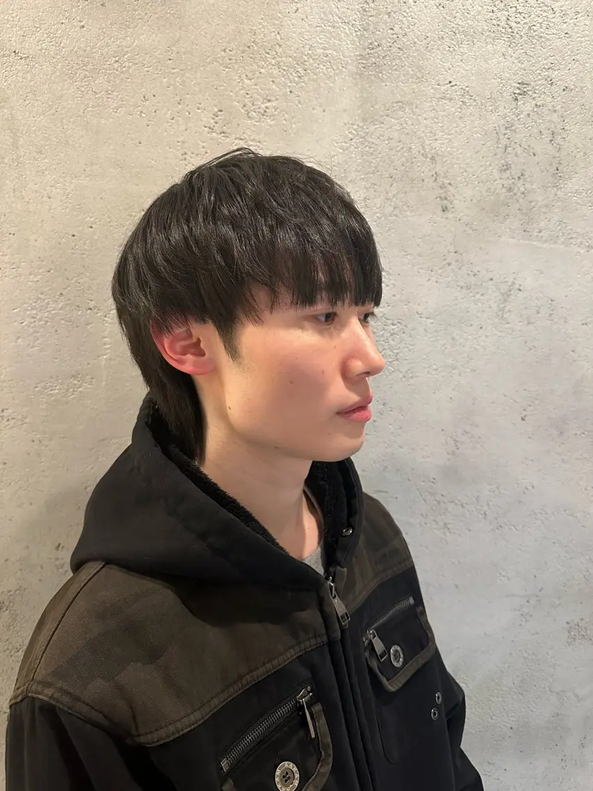 メンズ マッシュウルフ マッシュ メンズウルフカット ウルフカット カット 溜一太/似合わせ/ メンズカットのヘアスタイル
