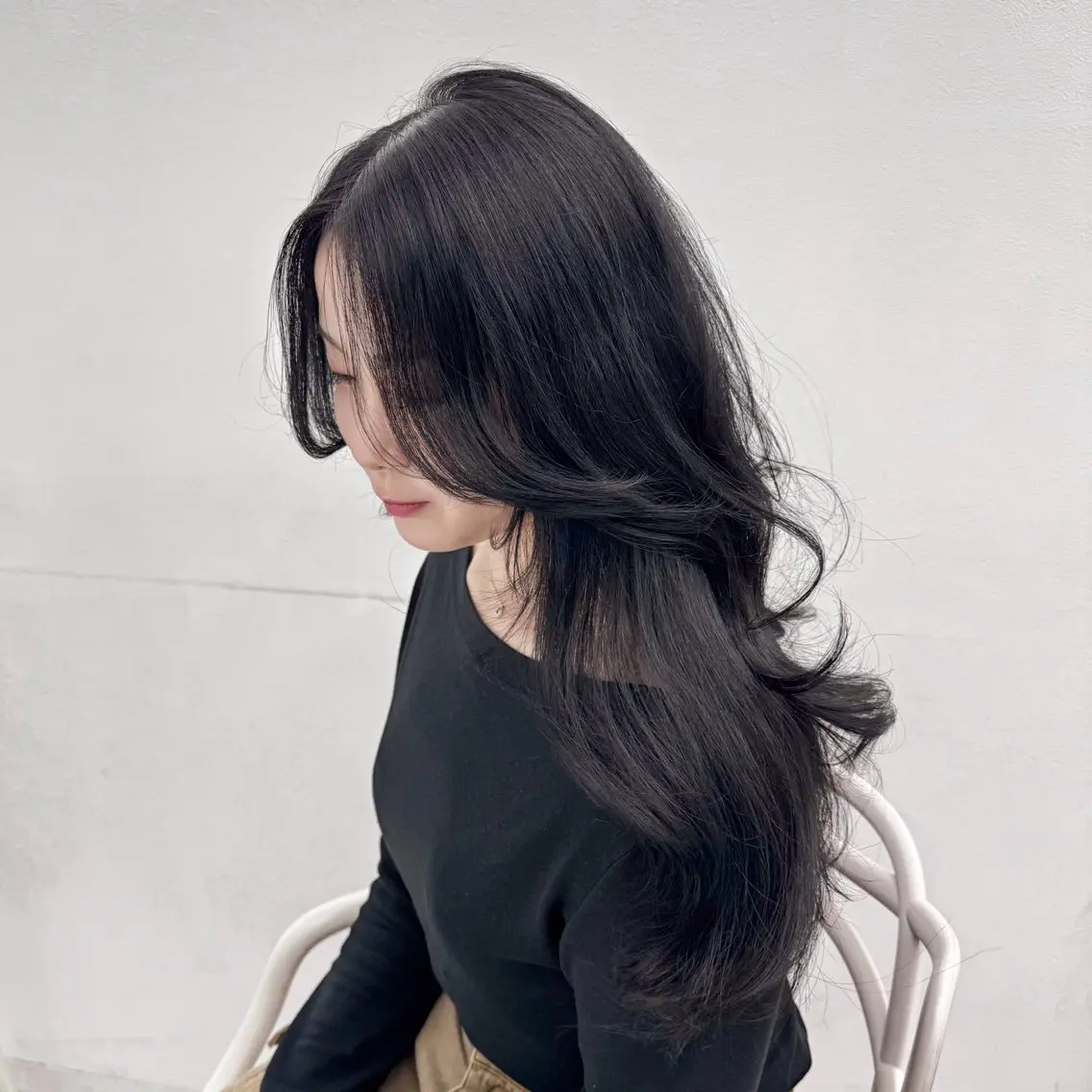 ロング カット ヘアカラー 韓国系支持率No.1 レイヤー特化/きょうのヘアスタイル
