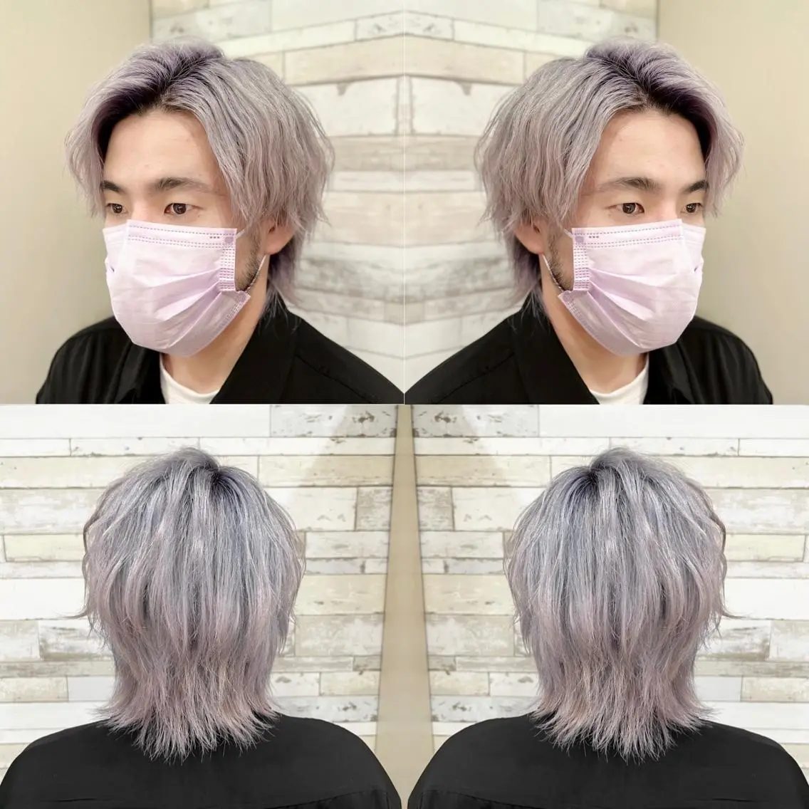 ミディアム カラー メンズ ヘアカラー トリートメント ✨️眉毛、派手髪、 ハイトーンShinの眉毛・アイブロウイメージ