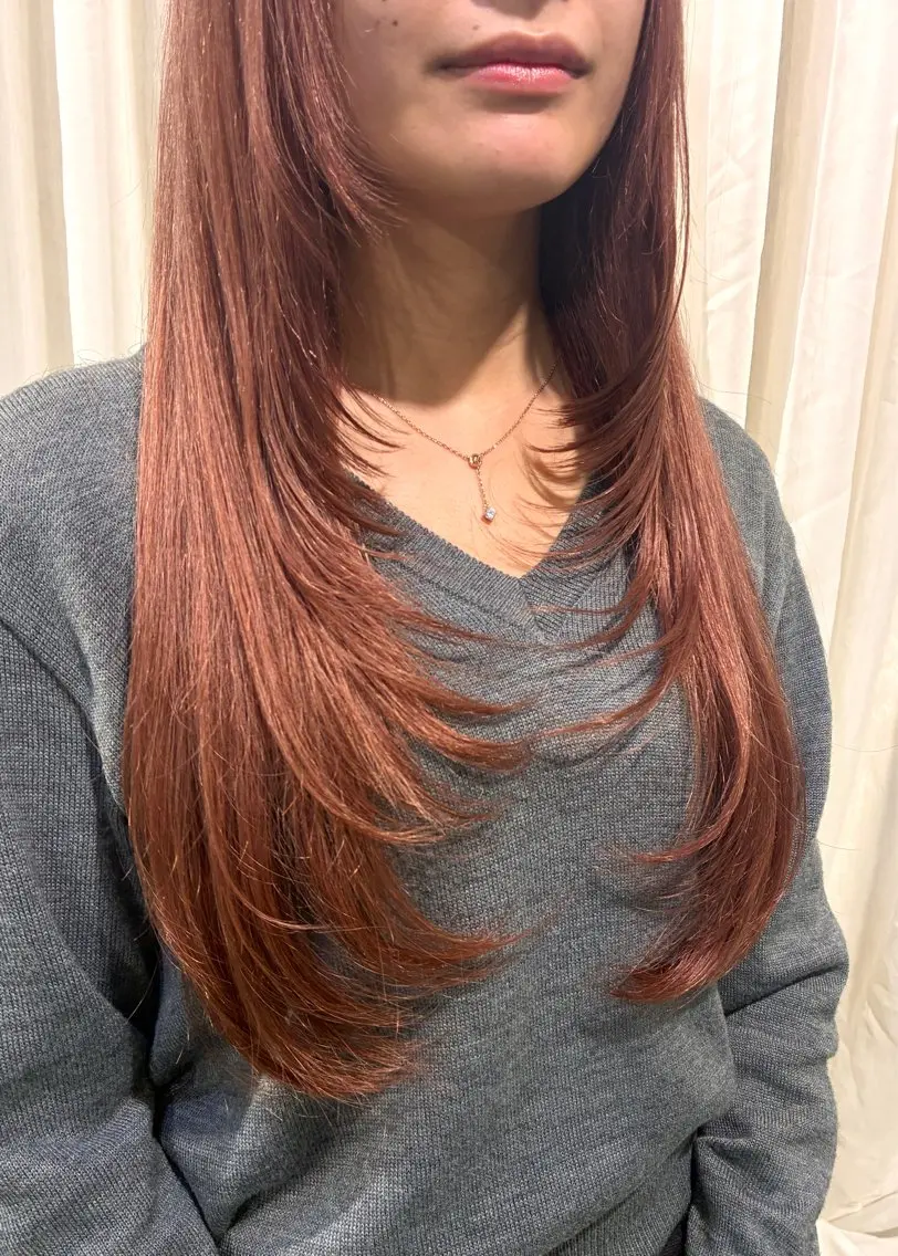 ロング カラー 🌟小出 倫花🌟 艶カラー/カットのヘアスタイル