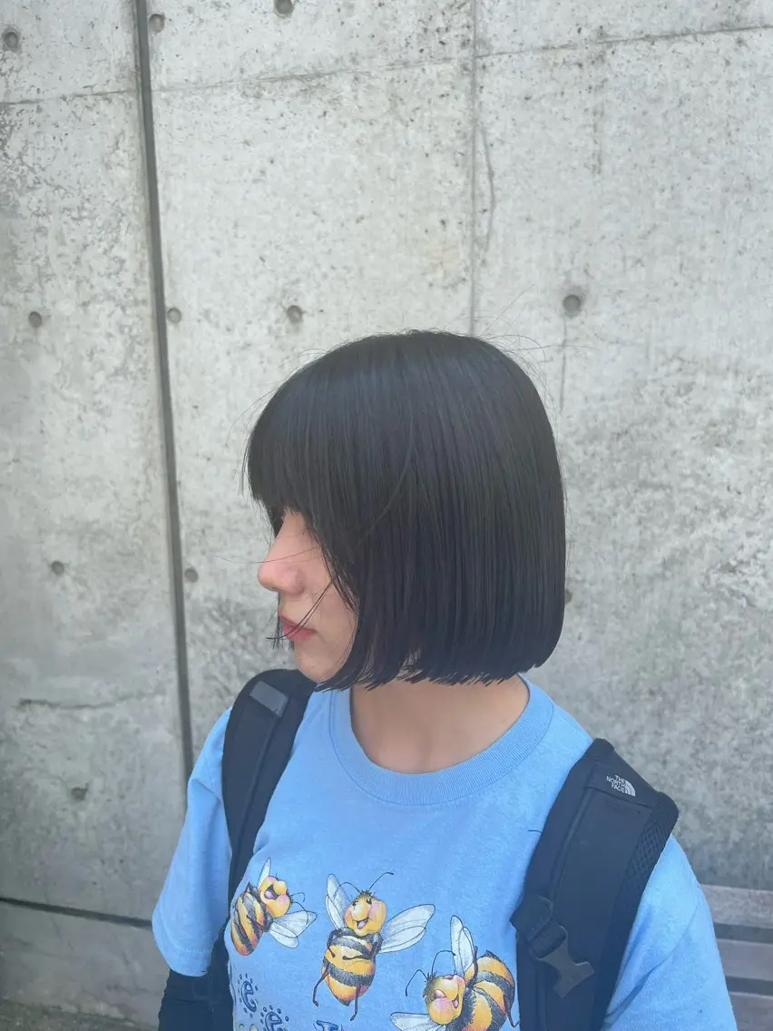 ショート ボブ 深堀 さくらのヘアスタイル
