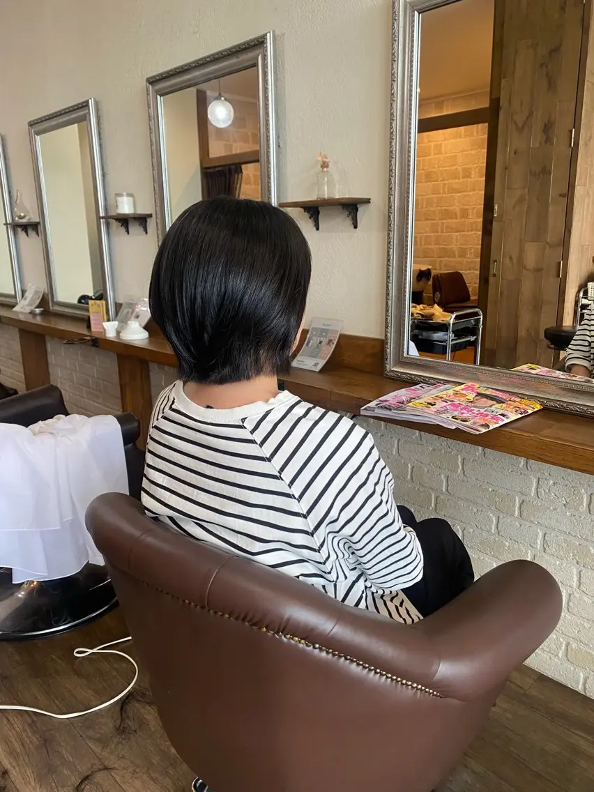 ショート 肥田 夕蘭のヘアスタイル