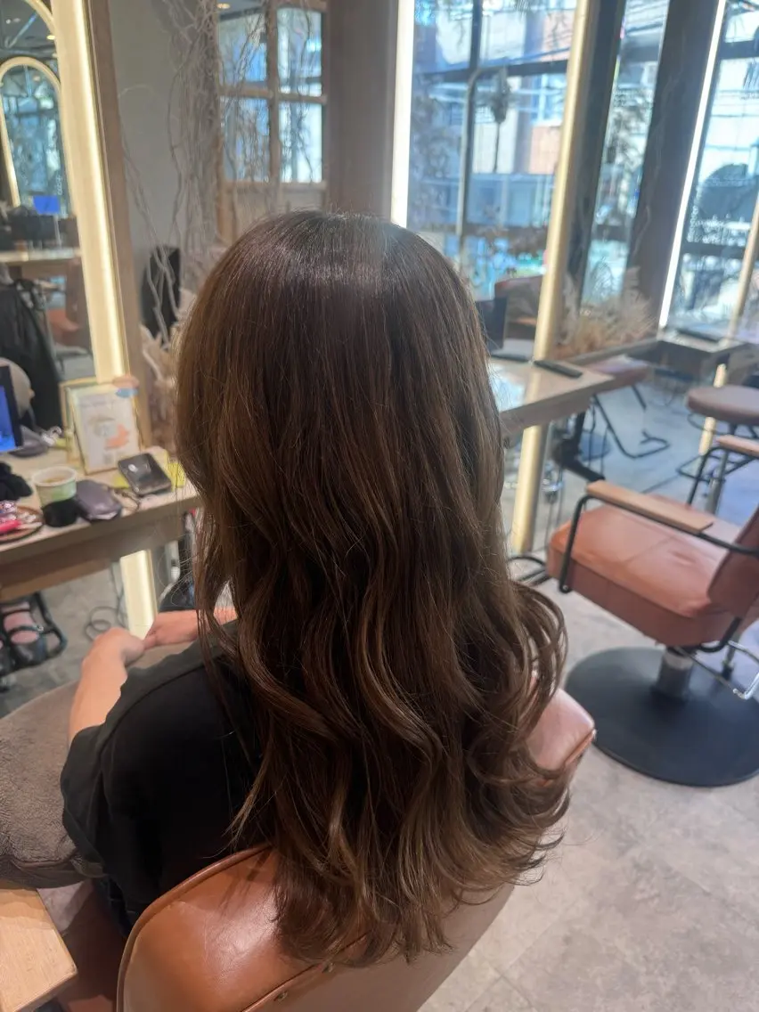 ロング カラー アッシュ ブラウンカラー ラベンダーカラー ラベンダーアッシュ ☁️olelo国立 ☁️Minoriのヘアスタイル