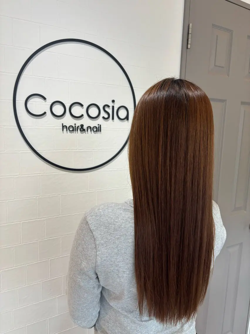 ロング 縮毛矯正 cocosia⭐️ 池内🌺のヘアスタイル