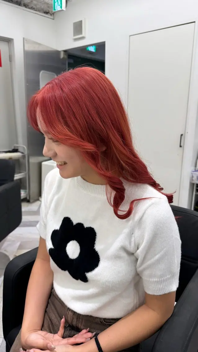 ロング カラー ヘアアレンジ ヘアカラー EIGHT/ 琉聖のヘアスタイル