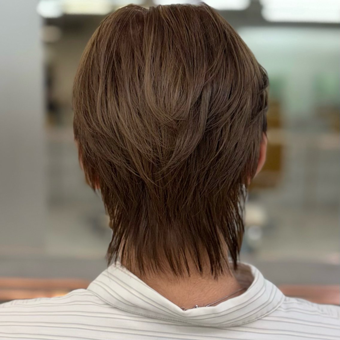 ショート ミルクティーブラウン カット ヘアカラー シャドウパーマ/ 縮毛矯正/RYOTAのヘアスタイル