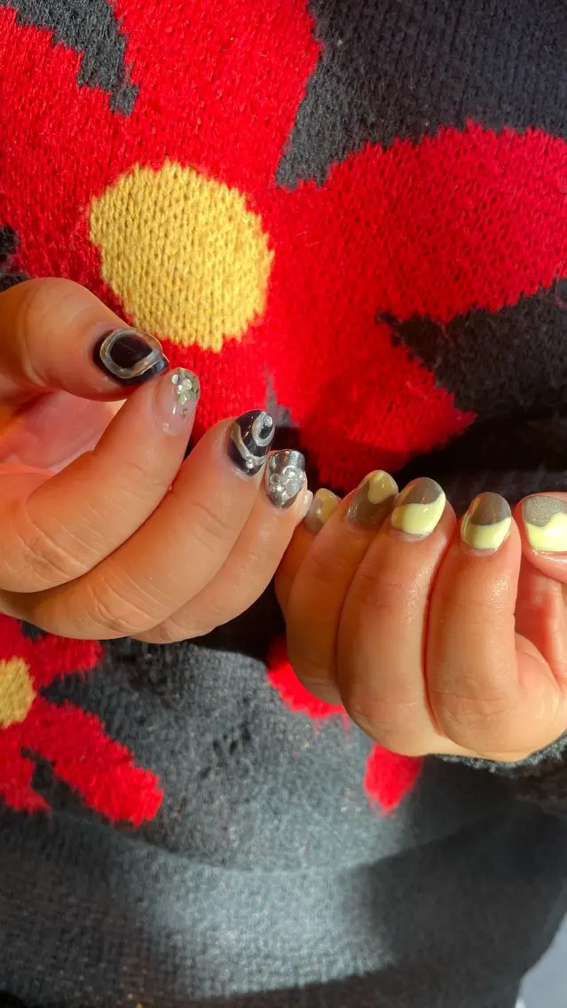 ネイル ハンドネイル Qmu nail まりなのネイルデザイン