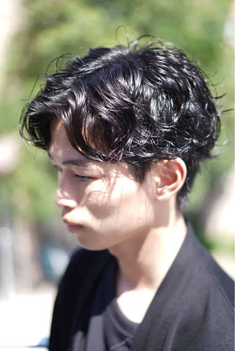 カット＋シャドウパーマの写真