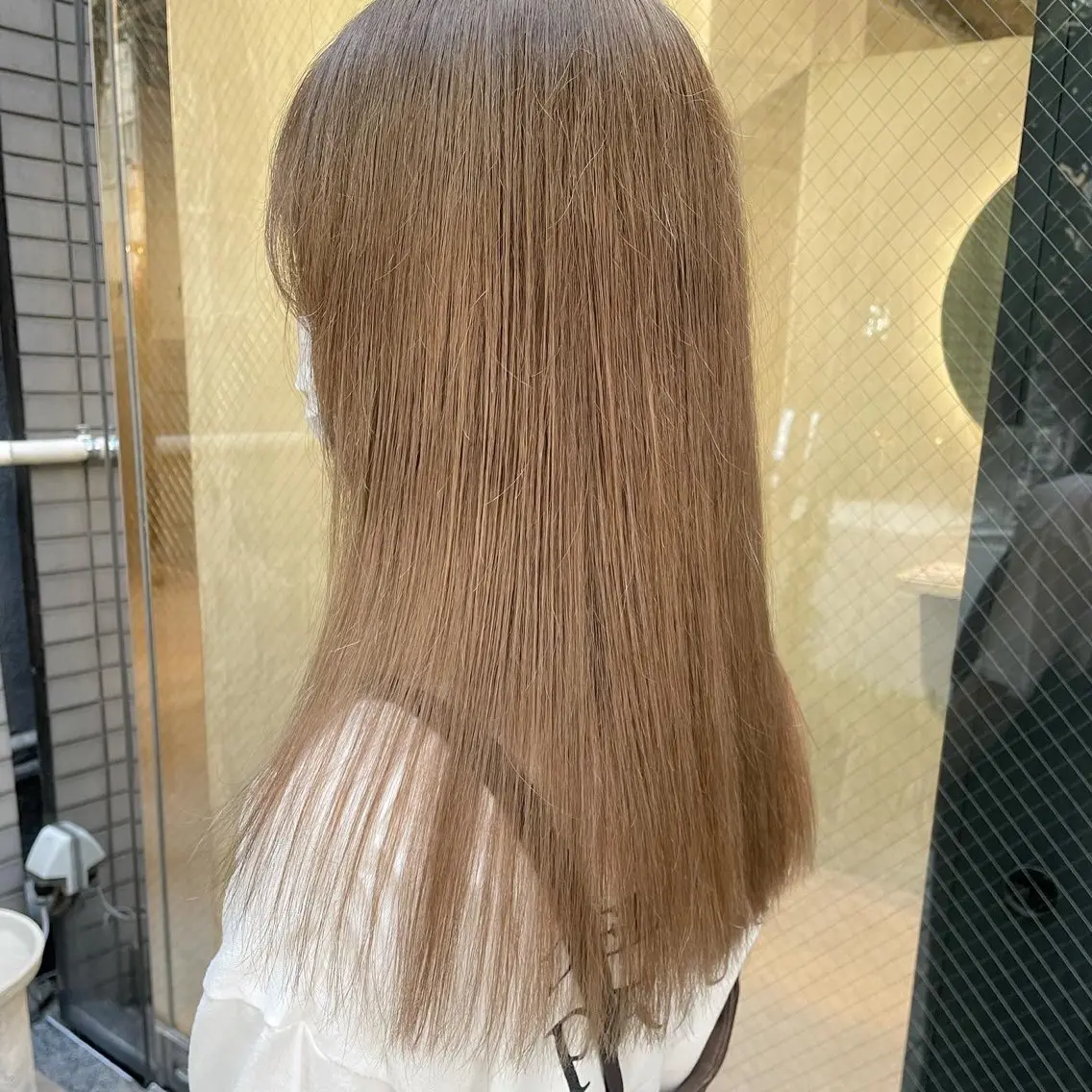 セミロング カラー カット ヘアカラー ヤマモト マイのヘアスタイル