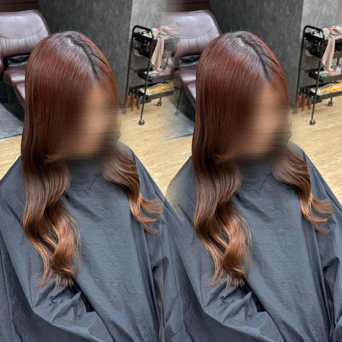 ロング 韓国風ヘア レイヤーカット カット 葉南 /LIANのヘアスタイル
