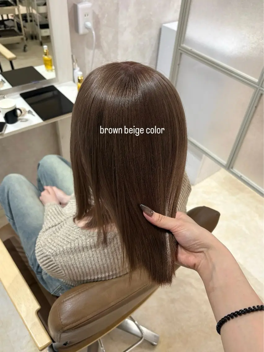 カラー ブラウンカラー 透明感カラー ROSSO Rurika🐈‍⬛のヘアスタイル