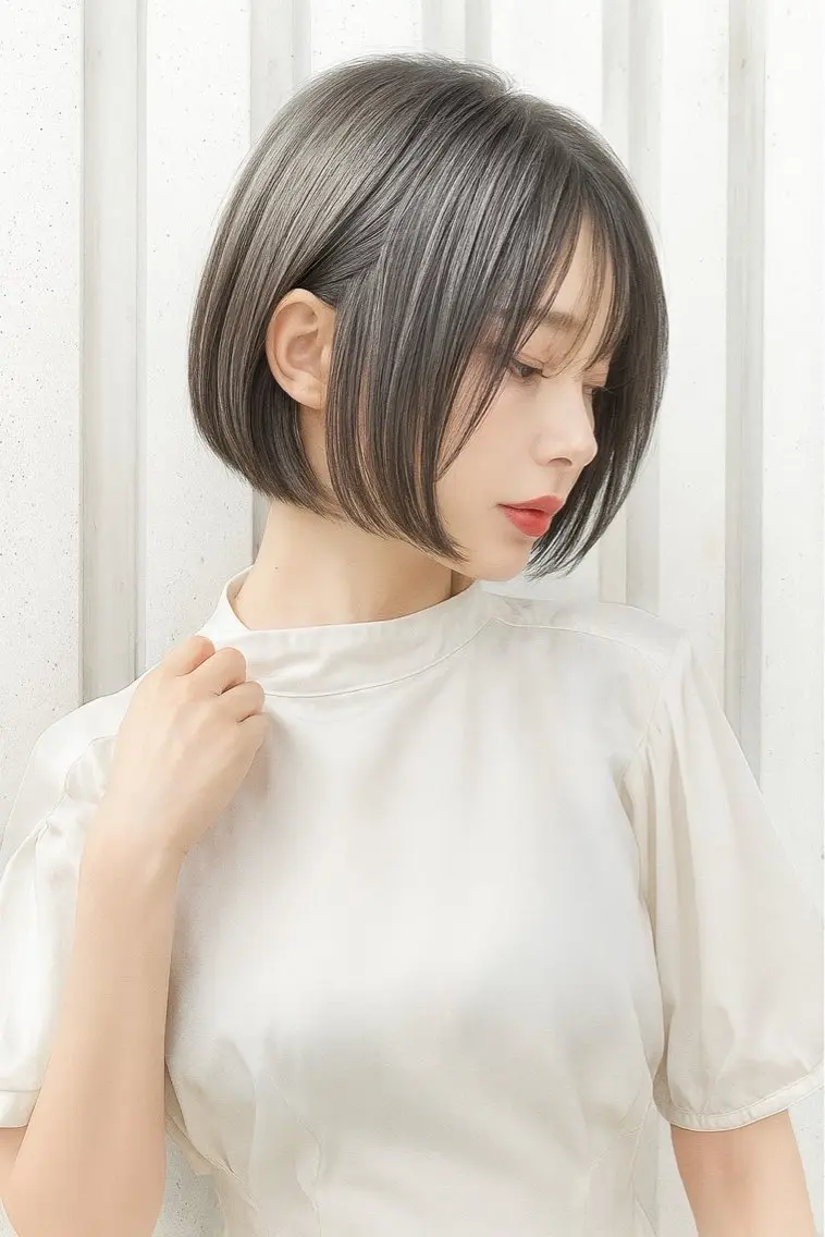 ショート カラー ハラダユウカ flower西明石店のヘアスタイル
