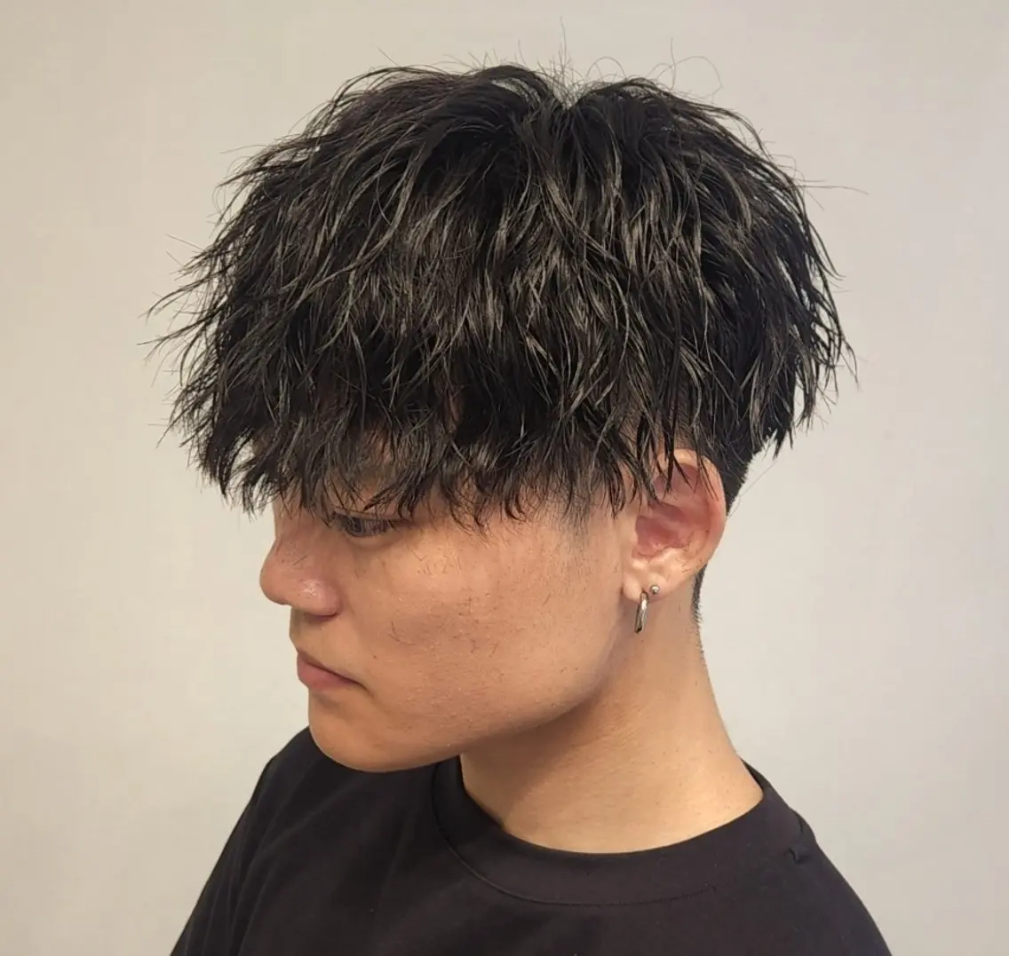 ショート パーマ メンズ 【イケメン風パーマ】 SHOFYのヘアスタイル